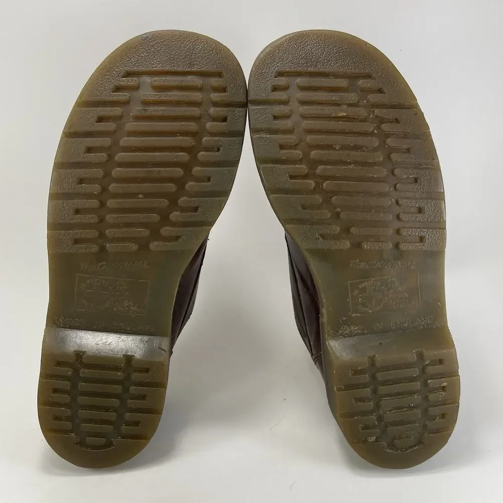 Doc Dr. Martens 8254 Vintage 90s Leather Monk Strap Buckle Shoes UK 8 Men US 9